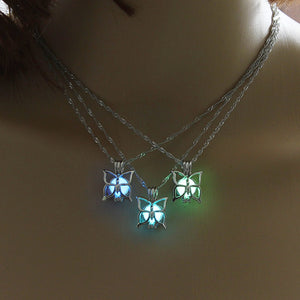 Glowing Butterfly Pendant