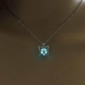 Glowing Butterfly Pendant