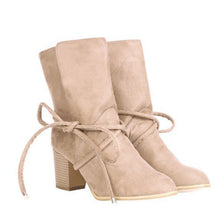 Load image into Gallery viewer, Suede Ankle Boots