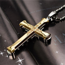 Load image into Gallery viewer, Mens Cross Pendant
